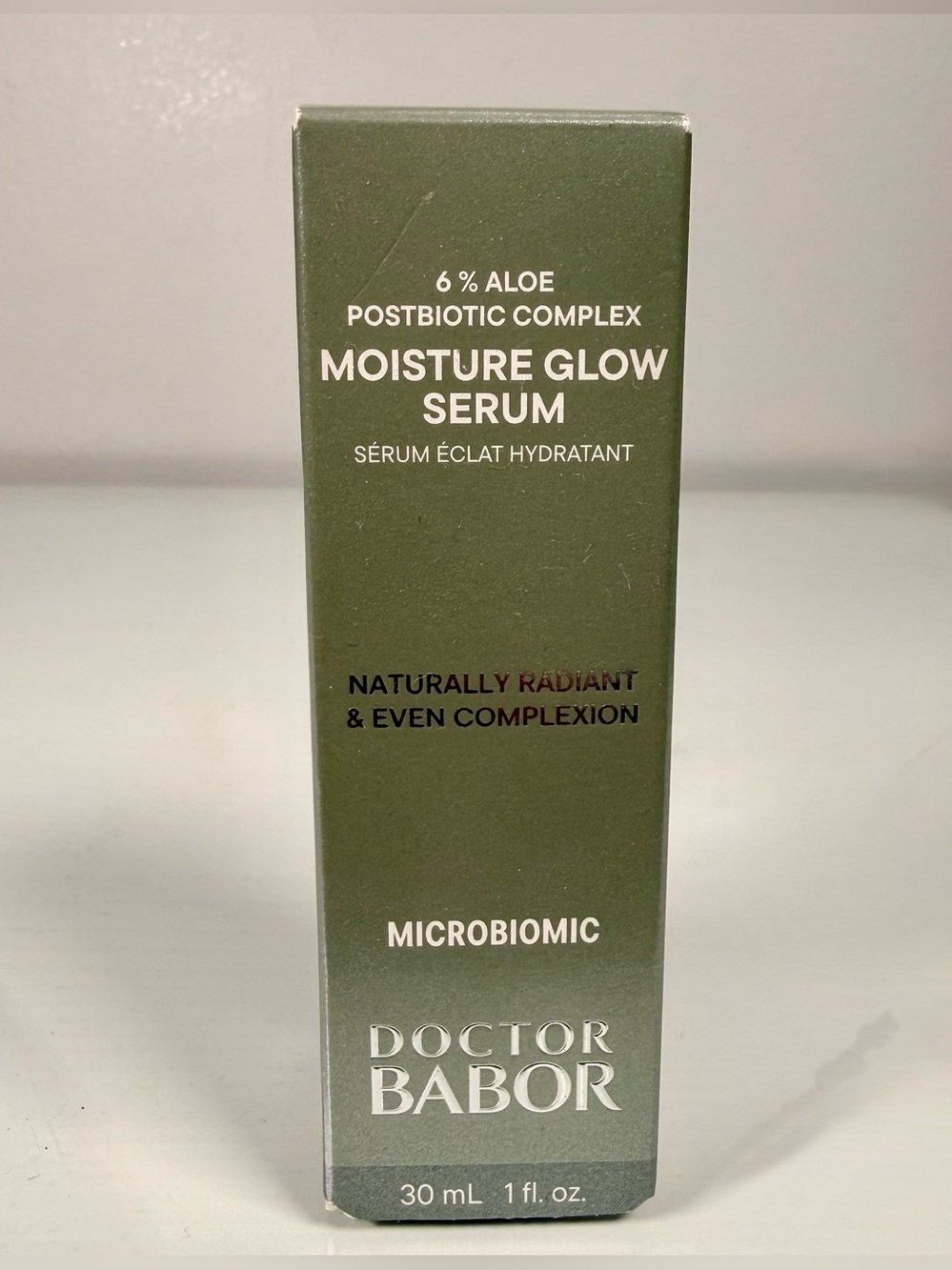 DR BABOR Microbiomic Moisture Glow Serum 30ml Postbiotic Hyaluronic